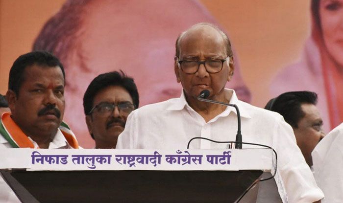 Half-Naked Man Gets on Stage as Sharad Pawar Addresses Rally in Nashik